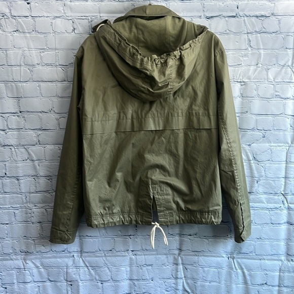 Abercrombie‎ & Fitch green utility zip up jacket women’s size small - Picture 3 of 3